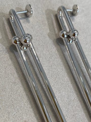 HARDWEAR DOUBLE LONG LINK EARRINGS