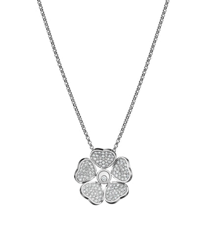 HAPPY PEDANT DIAMOND NECKLACE