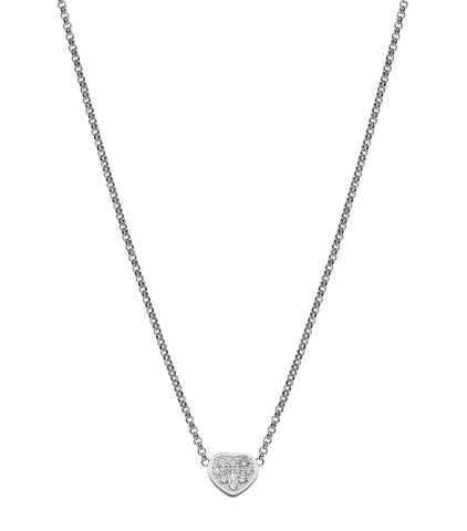 HEART PEDANT DIAMOND NECKLACE