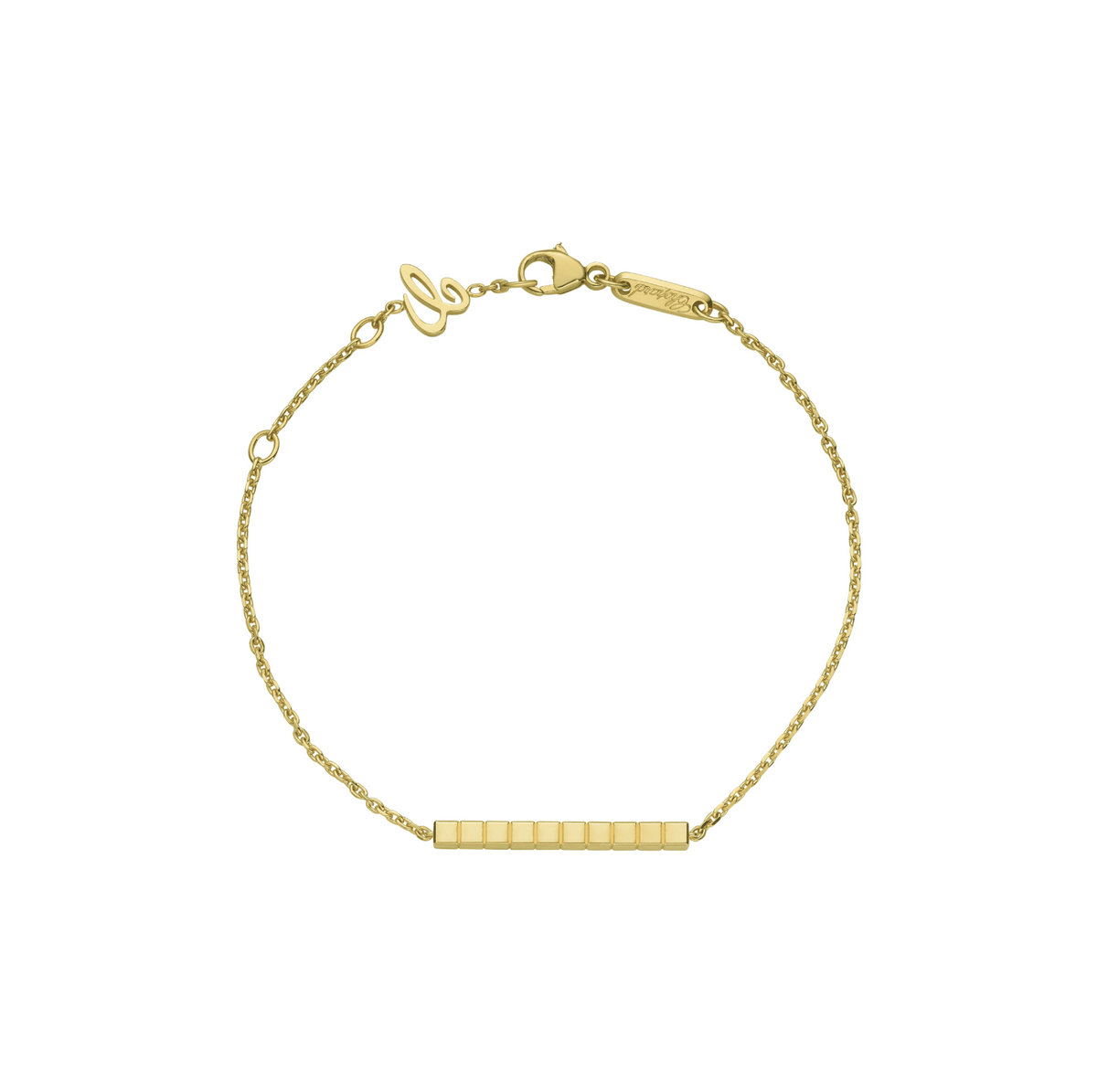 ICE CUBE 10 ELEMENTS GOLD BRACELET