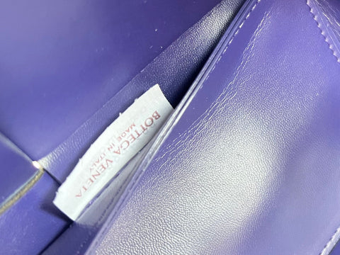 SMALL ARCO TOTE 30 IN EAST BAY PURPLE LAMBSKIN