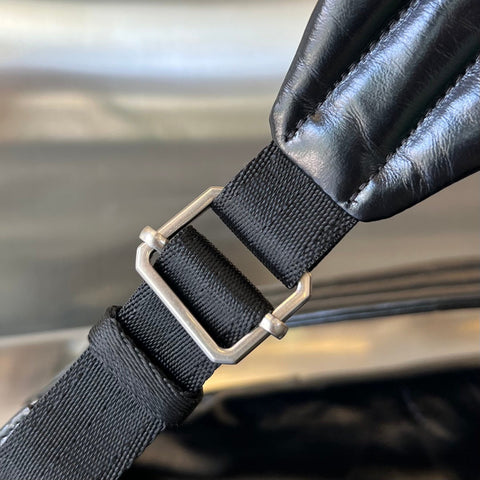 MEDIUM ARCHETYPE 46 BLACK LAMBSKIN BACKPACK