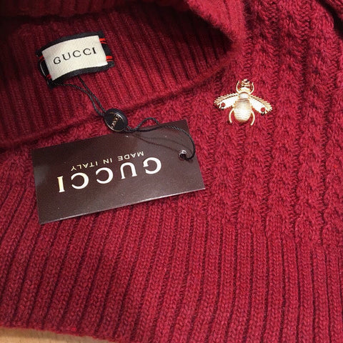 SET SCARF AND HAT IN JAM RED WOOL 945022