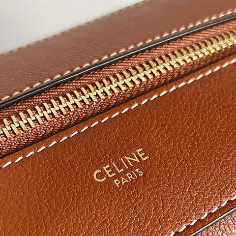 UNDERARM BAG 34 SOFT TAN BROWN CALFSKIN