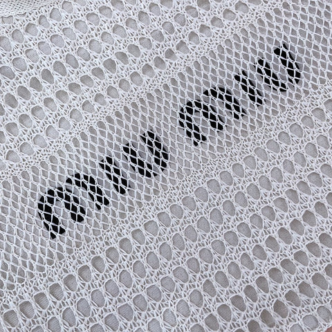 IVY TOTE BAG 40 IN WHITE MESH