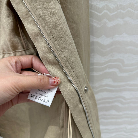 LP CLASSIC STAND-COLLAR LINEN JACKET