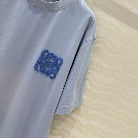 Loewe Short Sleeved T-shirt Blue Cotton