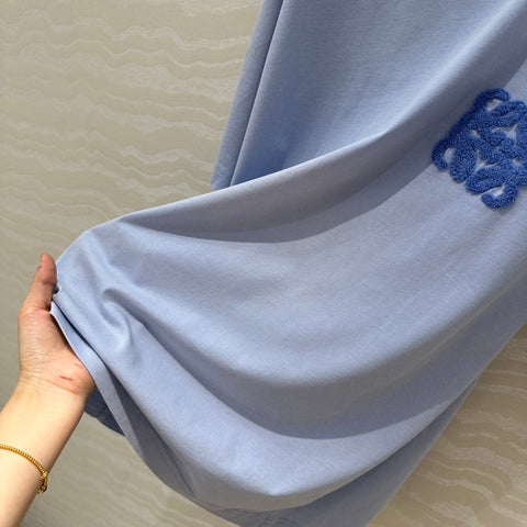 Loewe Short Sleeved T-shirt Blue Cotton