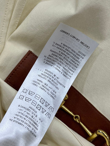 GUCCI 25S NEW STYLE SHORT SLEEVE LAPEL DRESS 262936