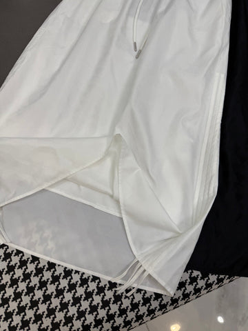 LONGLINE SKIRT STRUCTURED JACQUARD