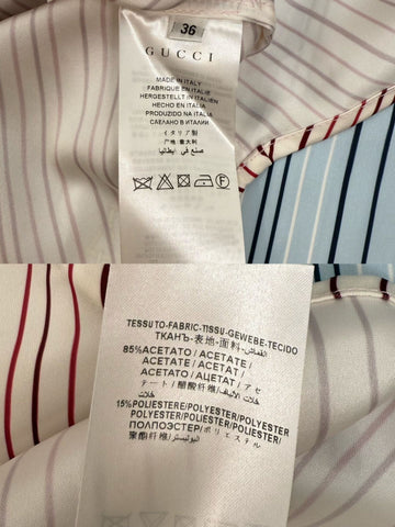 GUCC SHIRT JACKET AND SHORTS SET 25S IN ACETATE 266681