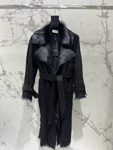 YSL 25S BELTED COAT STYLE 12