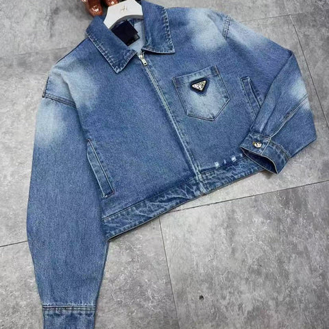 Pra Cropped Denim Jacket