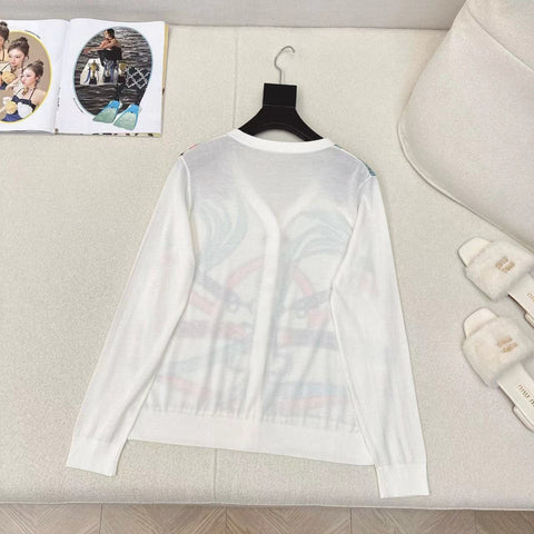 HM 25S Cardigan Tencel Knit Fabric with Rayon Fabric