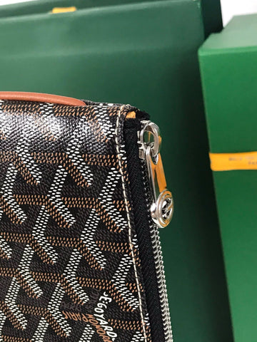 SENAT POCHETTE IN NAVY BLUE GOYARDINE CANVAS