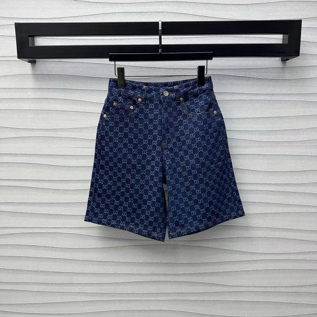 GG Blue Denim Short