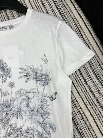 CD T-Shirt White Cotton Style 2