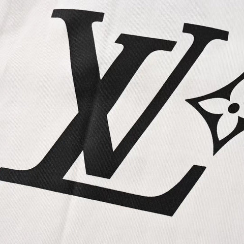 LV Lovers T-Shirt White Cotton