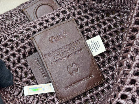 CHLOÉ 25S SUMMER BANANA HOBO BAG 36 IN BROWN