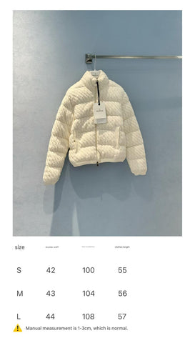MONCLER JACKET IN WHITE WOOL
