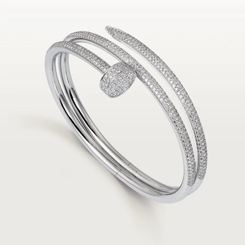 JUSTE BRACELET 3.5MM DOUBLE ROW FULL DIAMOND