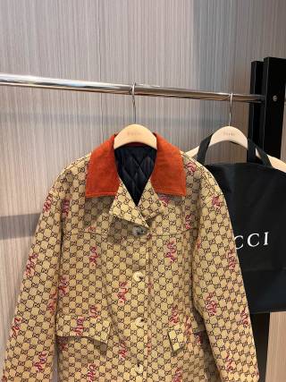 Gucci Beige Polyester Fiber