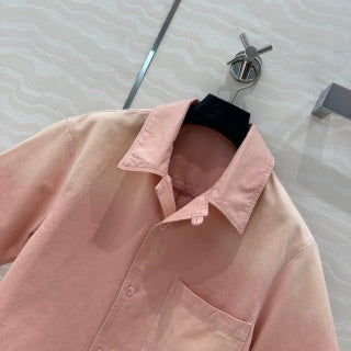 Loewe Denim Set Cotton Rough Peach