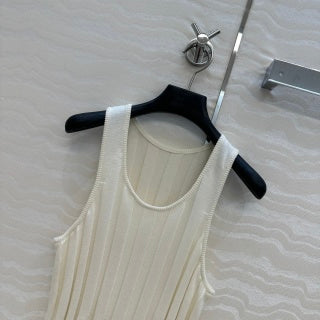 Loewe Fringe Set Ivory Cotton