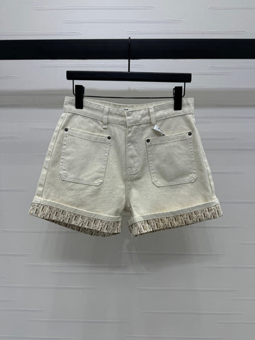 Dior 25 Short Beige Monogram Cotton233481