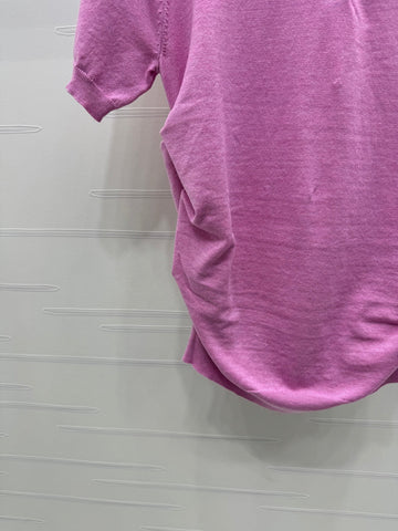 PRAD 25S SHORT SLEEVE KNIT TOP 264121