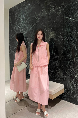 PRADA TOP AND SKIRT SET STYLE 90