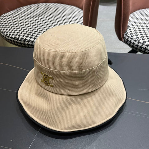 BUCKET HAT MODEL 650291 IN DARK BEIGE FABRIC