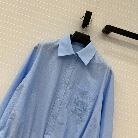 Loewe T-shirt Blue Cotton