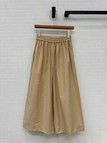Loewe Pants Khaki Cotton