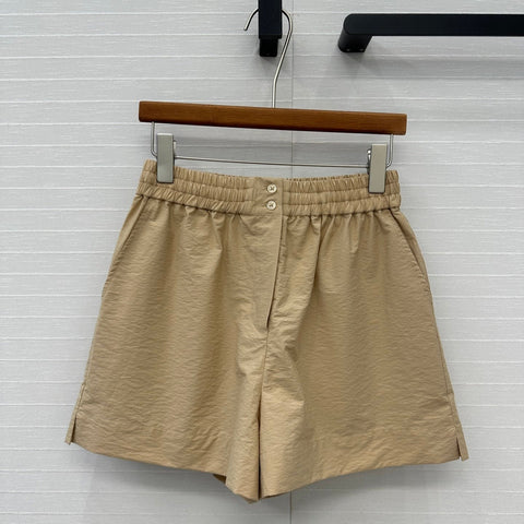 Loewe Short Khaki Cotton