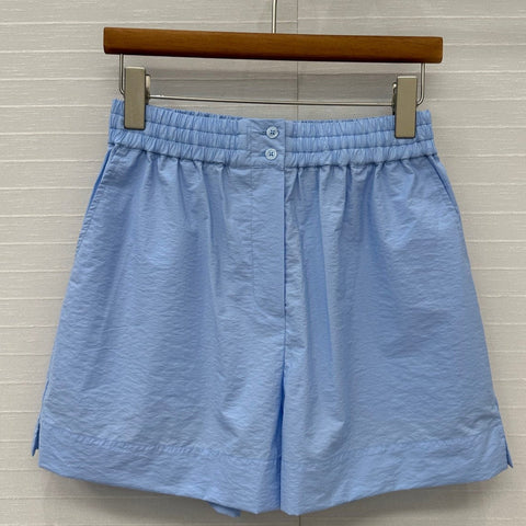 Loewe Short Blue Cotton