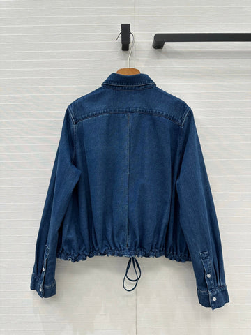 Loewe Shirt Jacket Blue Cotton