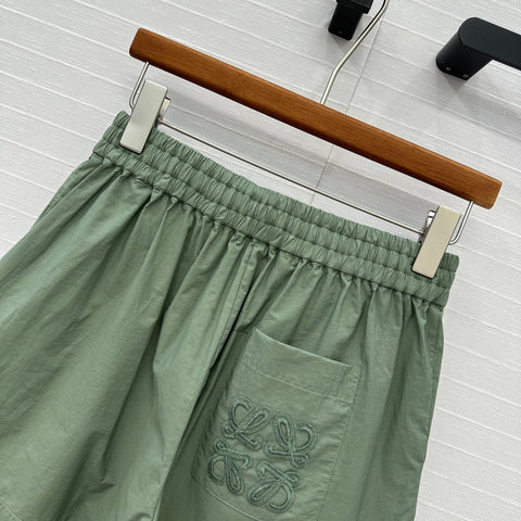 Loewe Short Green Cotton