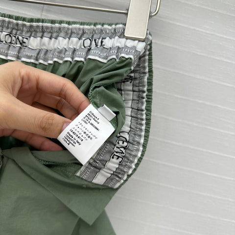 Loewe Short Green Cotton