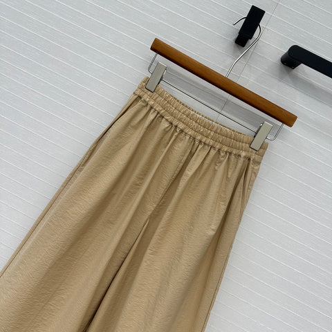 Loewe Pants Khaki Cotton