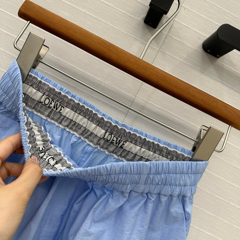 Loewe Pants Blue Cotton