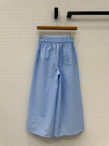 Loewe Pants Blue Cotton