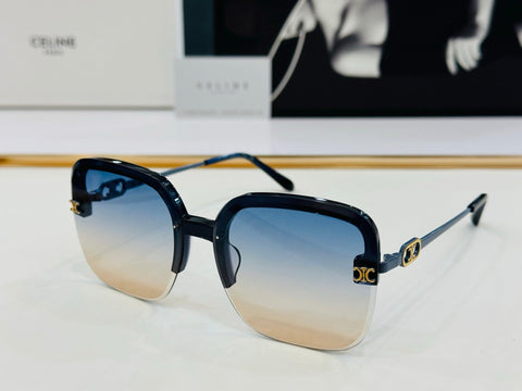 TRIOMPHE SQUARE SUNGLASS CL40251 IN METAL