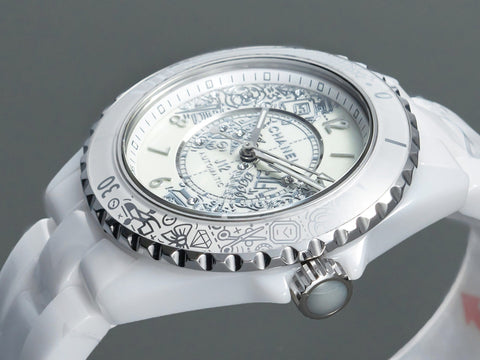 J12 38mm Automatic 20Th Anniversary White Ceramic