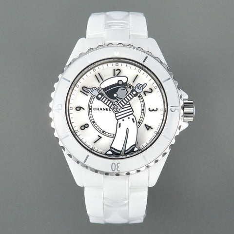 J12 38mm Mademoiselle Automatic White Ceramic