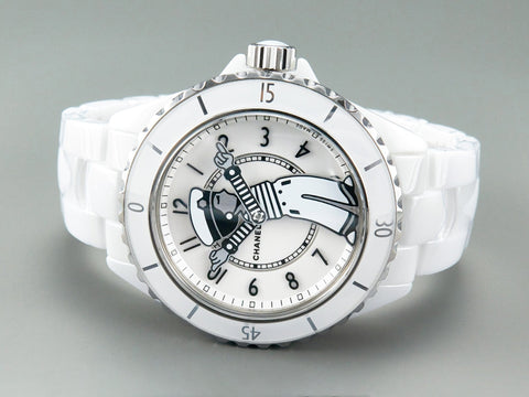 J12 38mm Mademoiselle Automatic White Ceramic