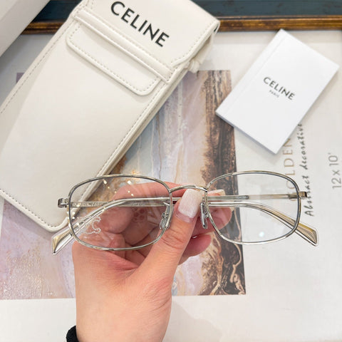 TRIOMPHE RHINESTONE SUNGLASS CL40285U IN METAL WITH CRYSTALS