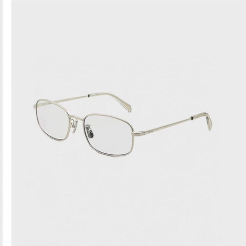 TRIOMPHE RHINESTONE SUNGLASS CL40285U IN METAL WITH CRYSTALS