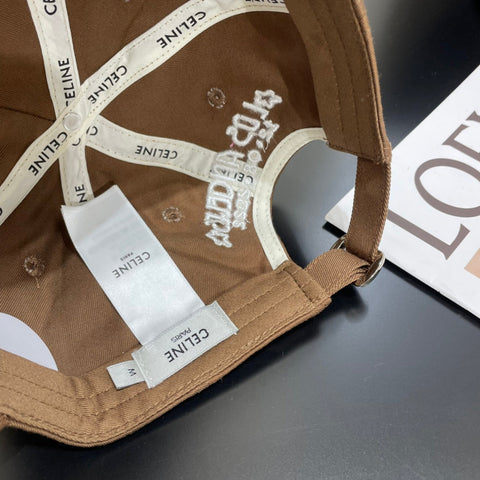 CELINE 25S BASEBALL CAP 735285 IN CANVAS