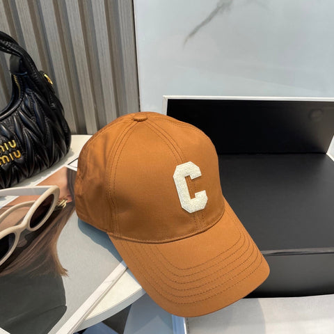 BASEBALL CAP MODEL650751 IN BURNT ORANGE COTTON